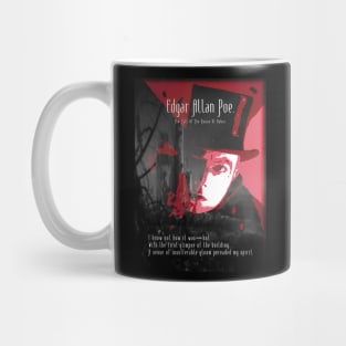 Fall Of The House Of Usher - Edgar Allan Poe - Red. Mug